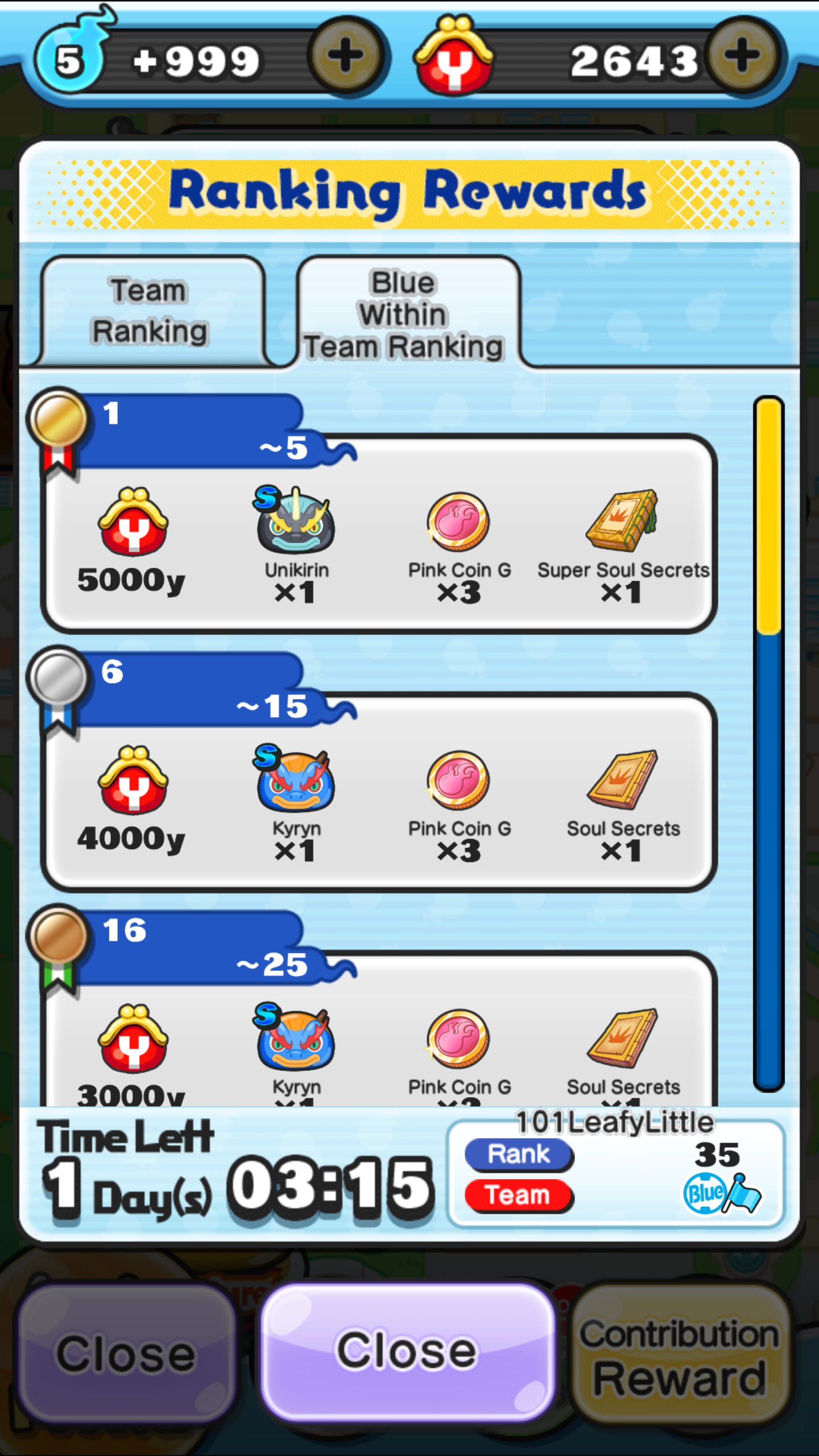 Yo-Kai Watch Wibble Wobble Yo-Cake Rewards