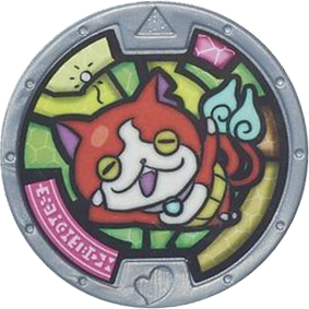 Yo-kai Watch Jibanyan Baddinyan Convertible Figure Medal