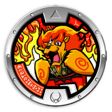 Yo-kai Watch Series 2 Blazion Medal