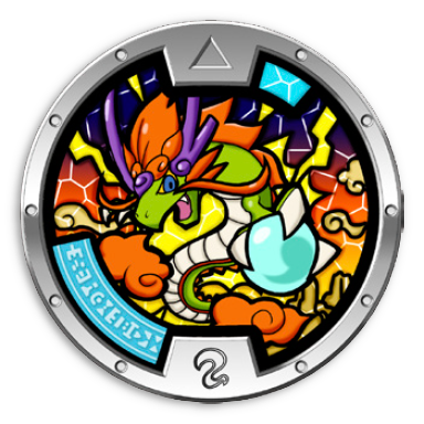 Yo-kai Watch Series 2 Dragon Lord Medal