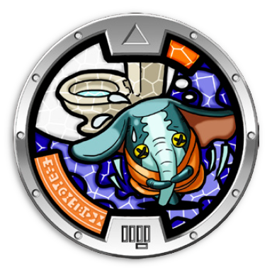 Yo-kai Watch Series 2 Fidgephant Medal