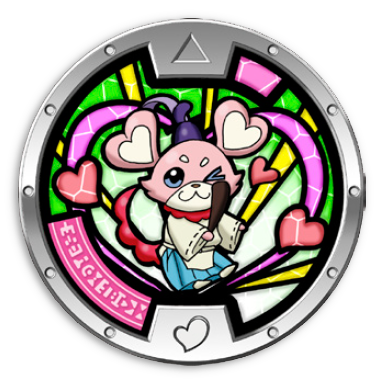Yo-kai Watch Series 2 Pinkipoo Medal
