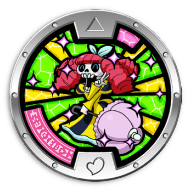 Yo-kai Watch Series 2 Skelebella Medal