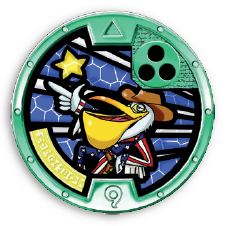 Yo-kai Watch Yo-Motion Series 2 Apelican Medal