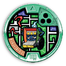 Yo-kai Watch Yo-Motion Series 2 No-Go Kart Medal