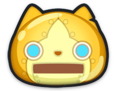 Yo-kai Watch Wibble Wobble Goldenyan